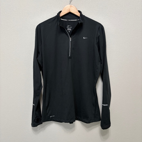 Nike Quarter-Zip Dri-fit Top - Black, XL - Picture 1 of 7